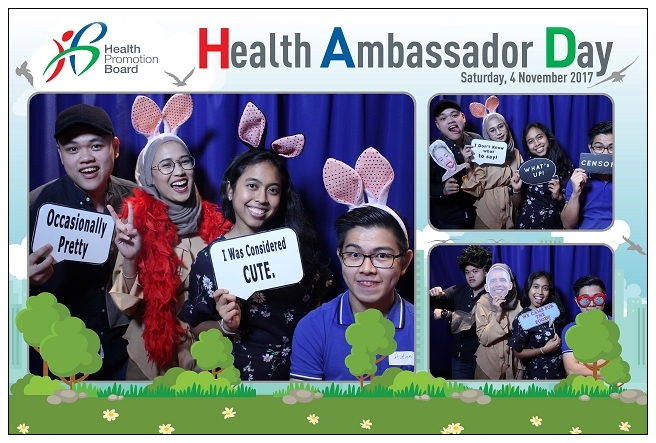 health promotion board, HPB, Health Ambassador Day, Concorde Hotel Singapore, Photobooth Singapore, Instant Prints Singapore